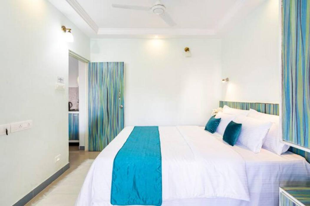 Serene Escape One Bedroom Apartment With Ac, Wi-Fi, Gym And 5-Minute Walk To The Beach Cativating Tree And Garden Views Colva Εξωτερικό φωτογραφία