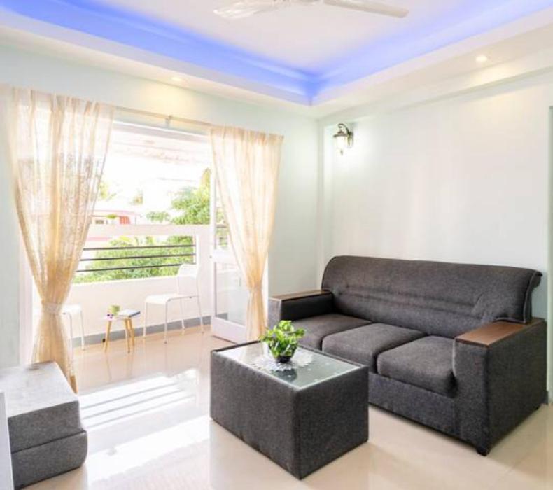 Serene Escape One Bedroom Apartment With Ac, Wi-Fi, Gym And 5-Minute Walk To The Beach Cativating Tree And Garden Views Colva Εξωτερικό φωτογραφία