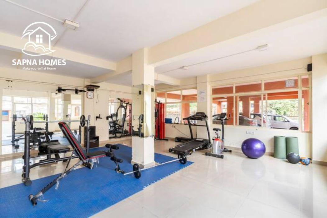 Serene Escape One Bedroom Apartment With Ac, Wi-Fi, Gym And 5-Minute Walk To The Beach Cativating Tree And Garden Views Colva Εξωτερικό φωτογραφία